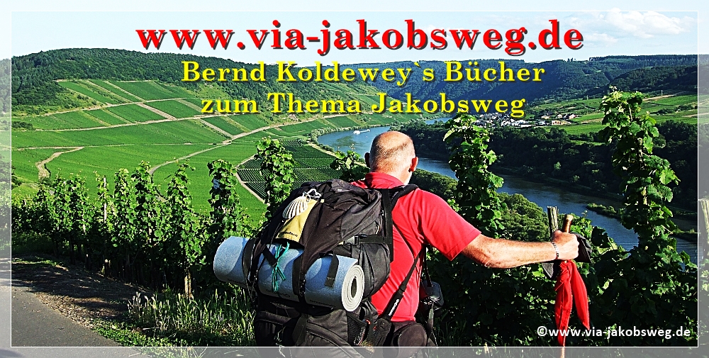 www.via-jakobsweg.de -  Bernd Koldewey`s Bücher zum Thema Jakobsweg